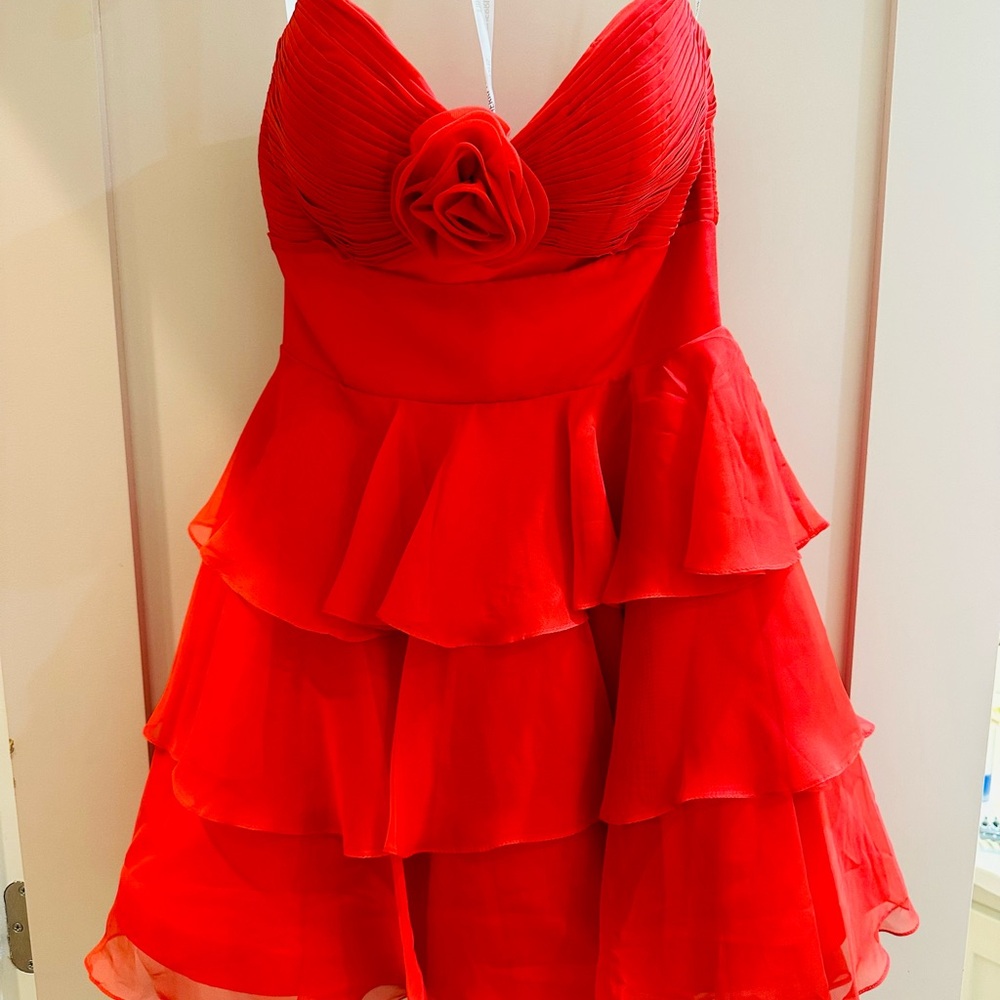 Sherri Hill Style 57285 Red Size 4